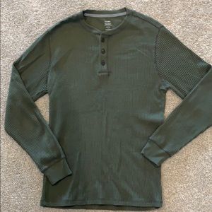 Men’s Waffle Henley